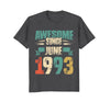 Image of Awesome Since June 1993 T-Shirt 25th Birthday Shirts