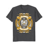 Image of June 1943 75th Birthday 75 Years Old Gift T-Shirt
