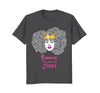 Image of Queens Are Born In June Birthday T-Shirt for Black Women