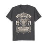 Image of Life Begins In June 1971-The Birth Of Legends Birthday Tee