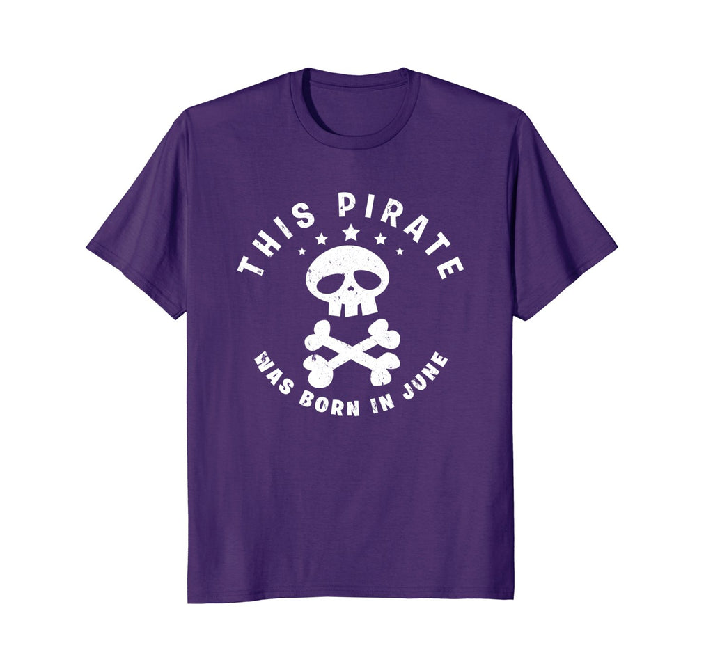 June Pirate Birthday Shirt