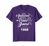 Image of Awesome Since June 1988 T-shirt - 30th Birthday Gifts
