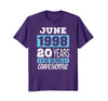 Image of June 1998 - 20th Birthday T-Shirt Gift