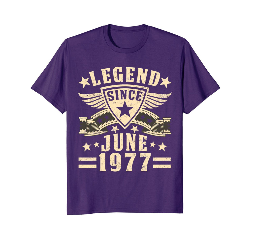 Legend Since June 1977 T-shirt 41st Birthday Gifts