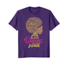 Image of Black Queens Are Born In June Shirt Birthday Gift Tee