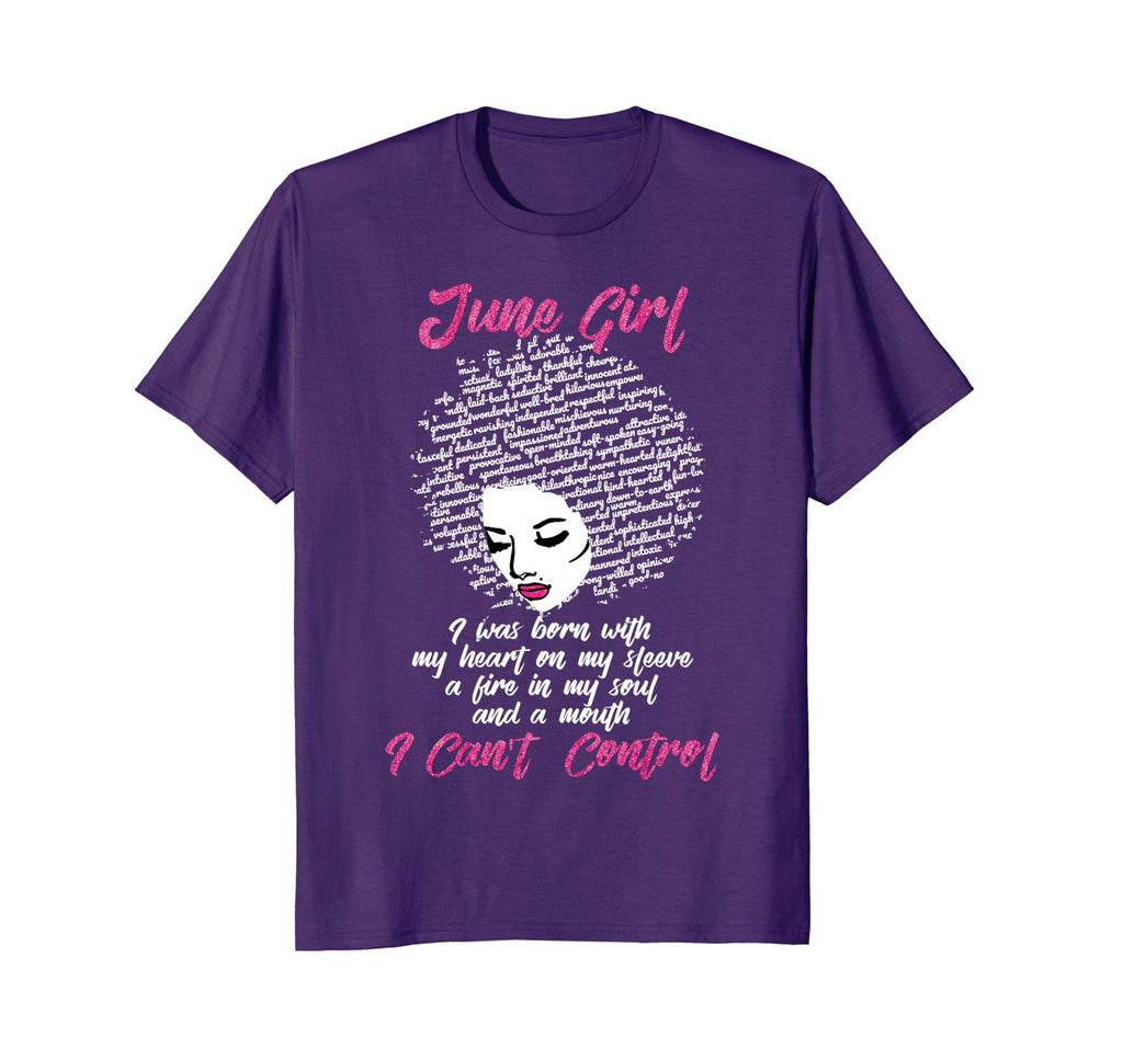I'm a June Girl Shirt Funny Birthday T-Shirt for Women