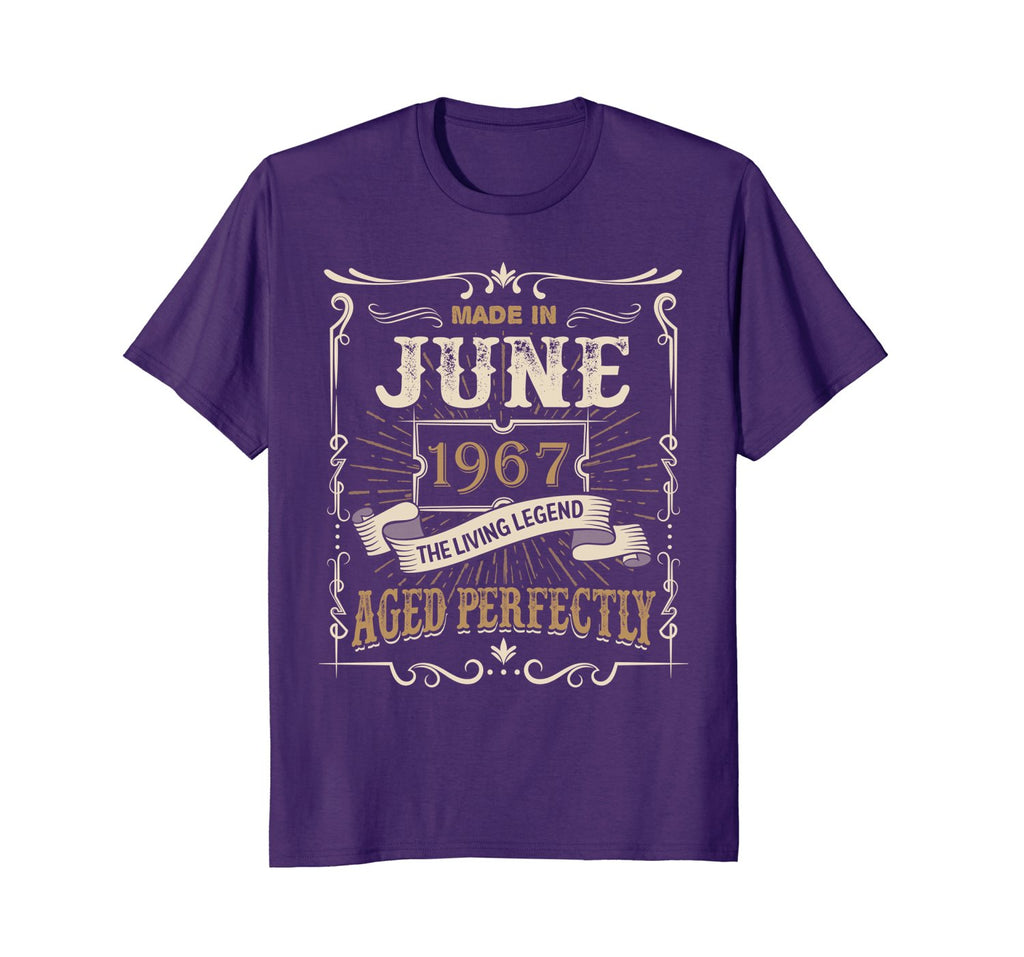 Made In June 1967 The Living Legend 51st Birthday Shirt
