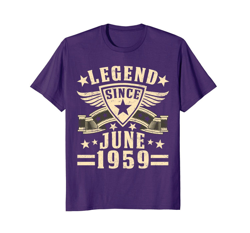 Legend Since June 1959 T-shirt 59th Birthday Gifts