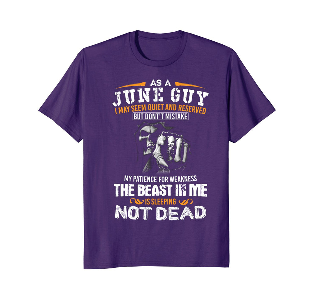 As a June guy shirt June born birthday gift