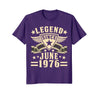 Image of Legend Since June 1976 T-shirt 42nd Birthday Gifts