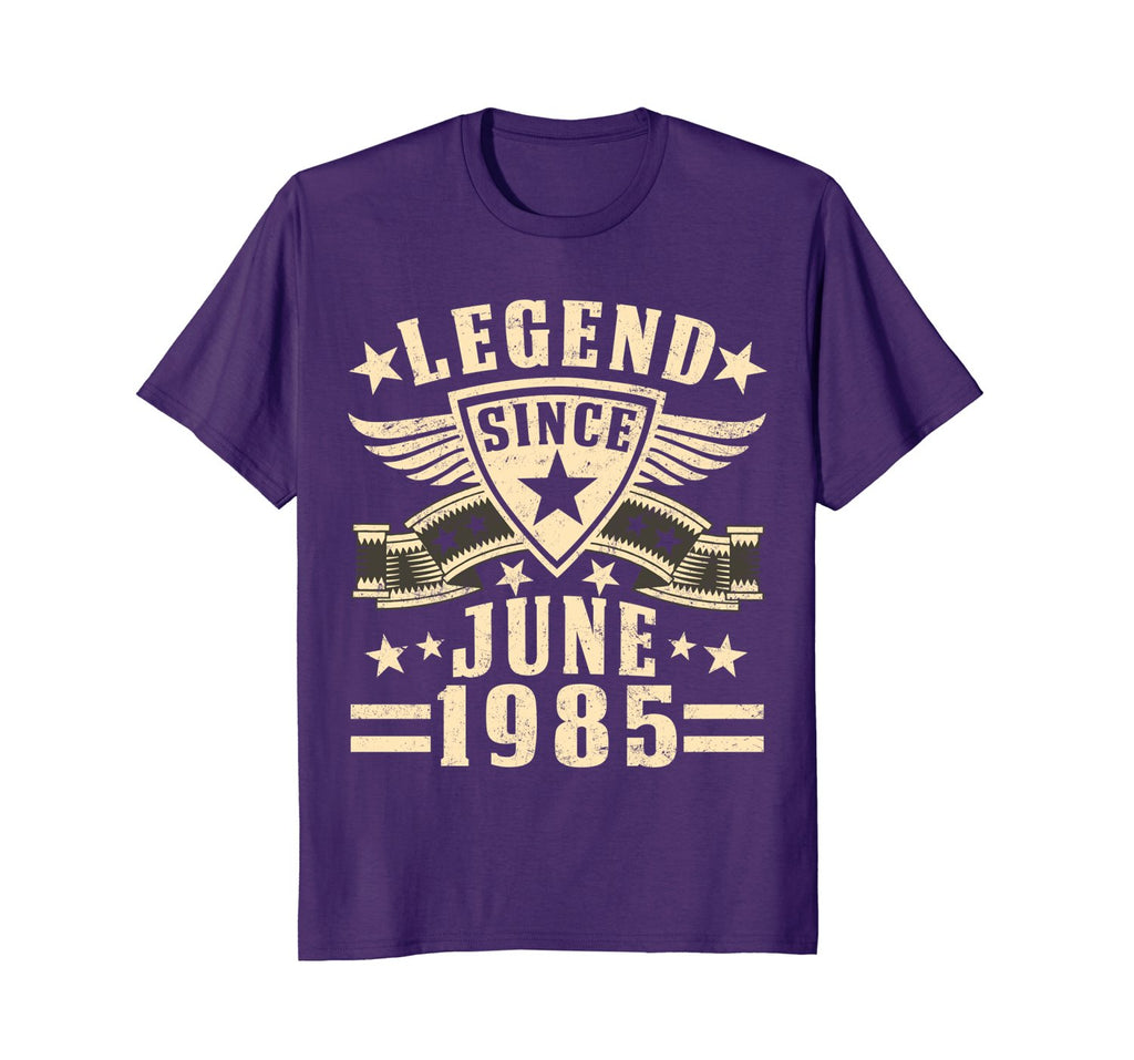 Legend Since June 1985 T-shirt 33rd Birthday Gifts