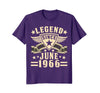 Image of Legend Since June 1966 T-shirt 52nd Birthday Gifts