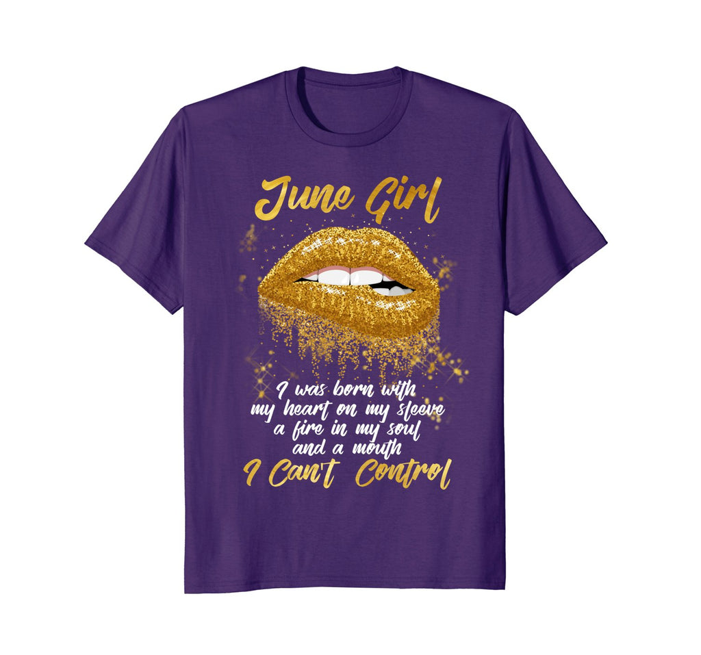 I'm a June Girl Shirt Funny Birthday T-Shirt for Women