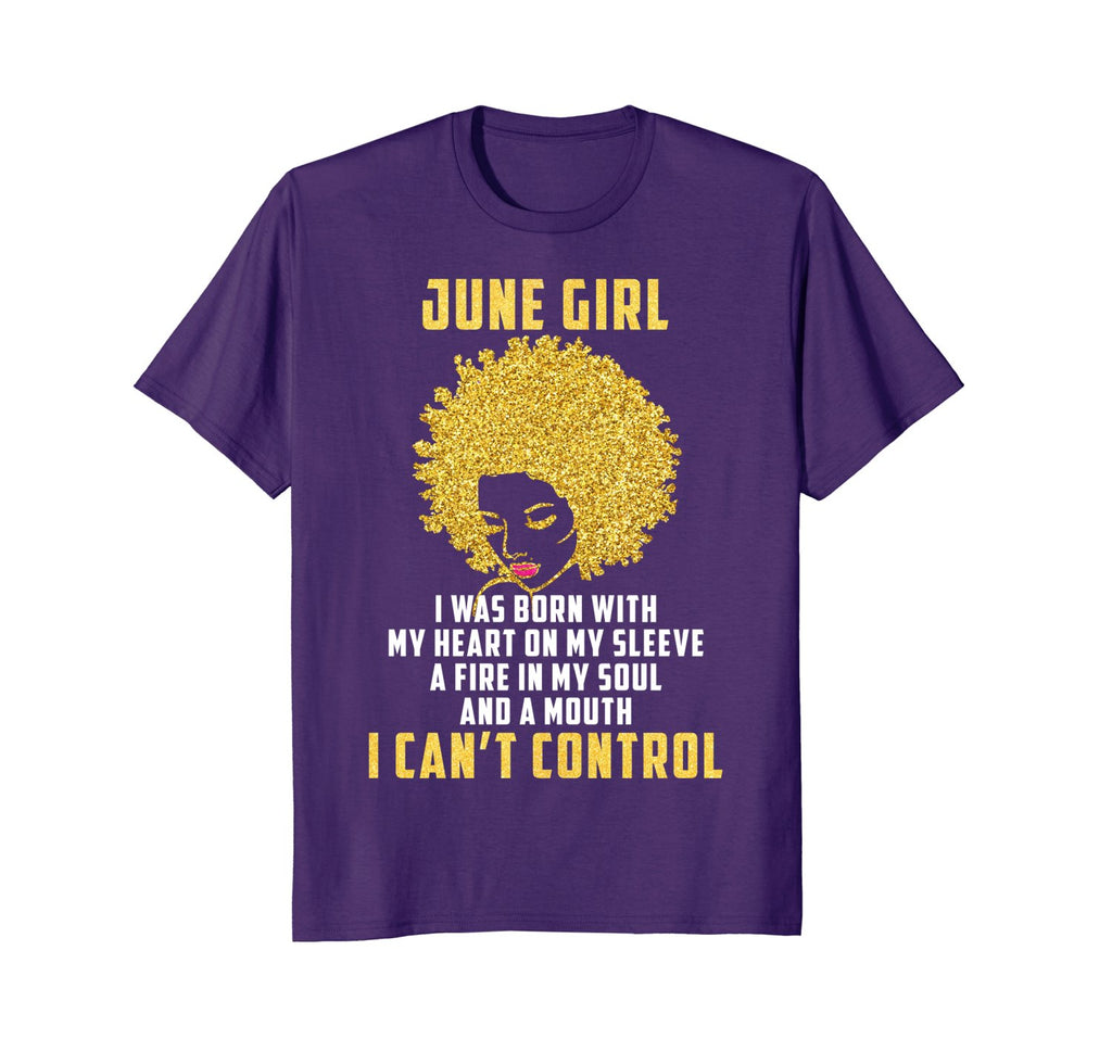 I'm a June Girl Shirt Funny Birthday T-Shirt for Women