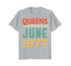 Image of Queens Born In JUNE 1977 41st Awesome Birthday Gift Shirt