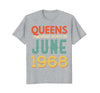 Image of Queens Born In JUNE 1968 50th Awesome Birthday Gift Shirt