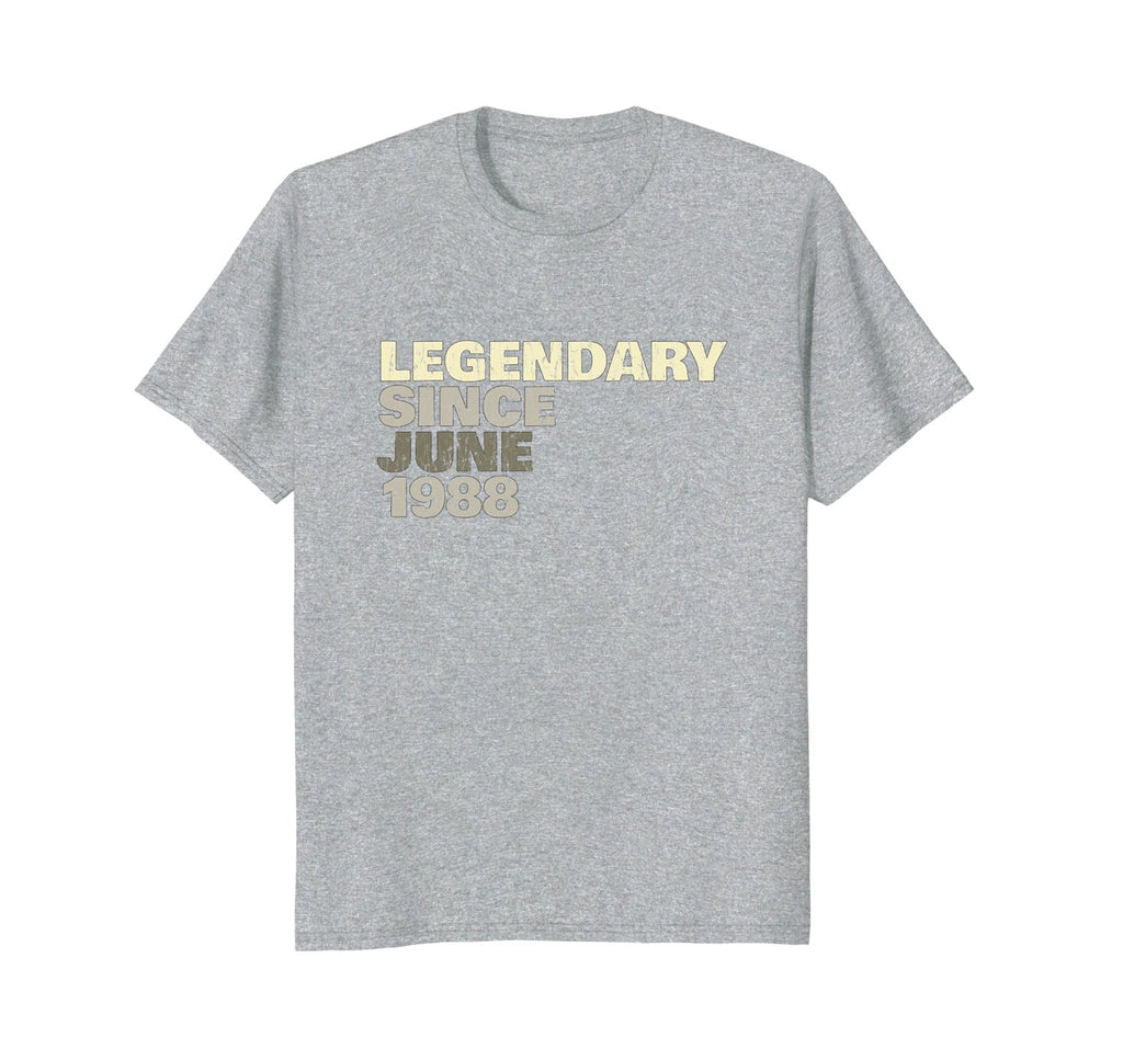 1988 Birthday Gift Legendary Since June T-Shirt