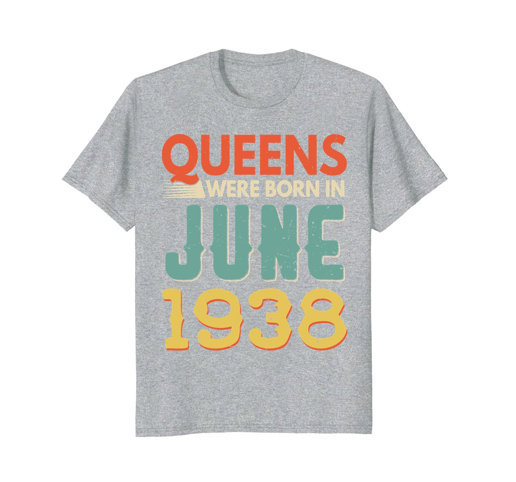 Queens Born In JUNE 1938 80th Awesome Birthday Gift Shirt