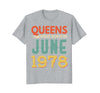 Image of Queens Born In JUNE 1978 40th Awesome Birthday Gift Shirt